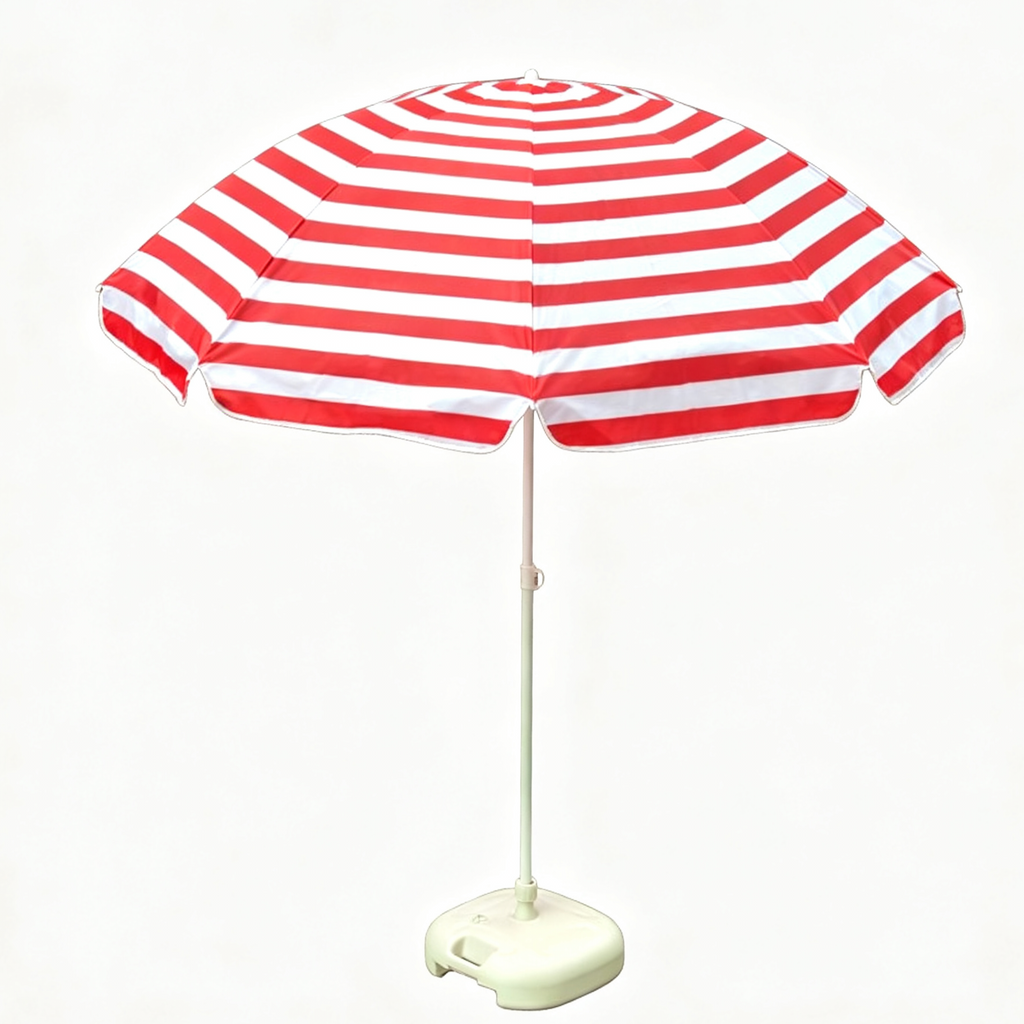 2.2m Beach Umbrella – Outdoor Sunshade for Patio, Garden, Yard, or Market Stall