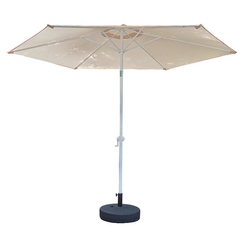 3m Aluminum Pole Straight Umbrella – Outdoor Sunshade & Rainproof Patio Umbrella for Beach, Garden, Villa (Base Not Included)