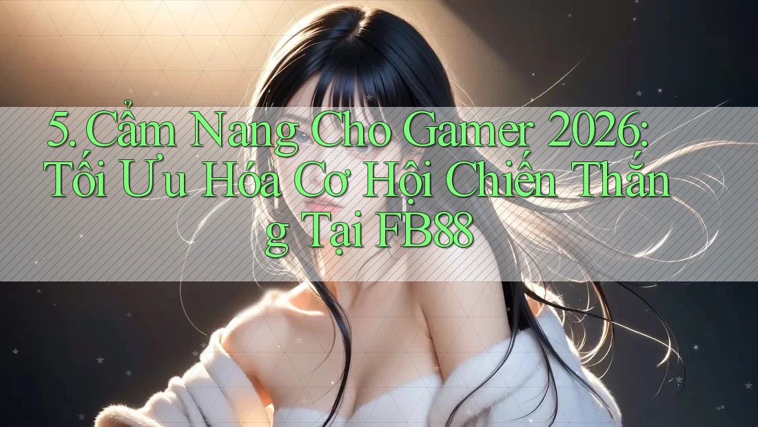 5. Cẩm Nang Cho Gamer 2026: Tối Ưu Hóa Cơ Hội Chiến Thắng Tại FB88