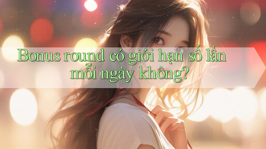 Bonus round có giới hạn số lần mỗi ngày không?