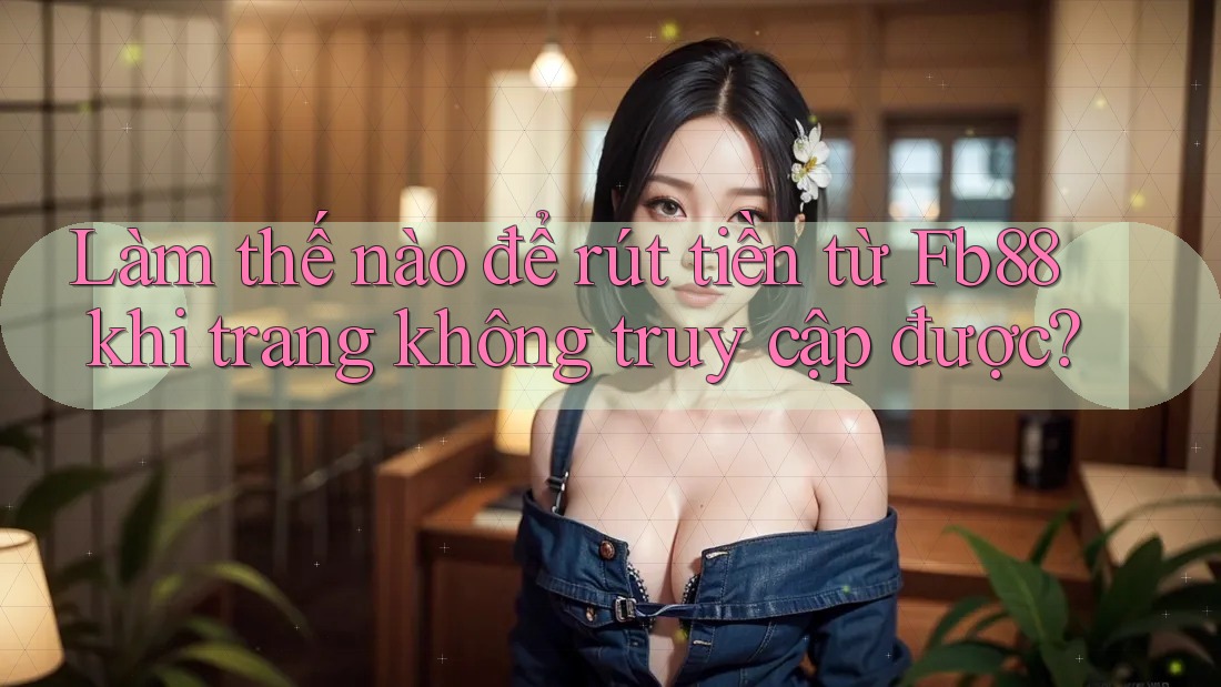 Làm thế nào để rút tiền từ Fb88 khi trang không truy cập được?