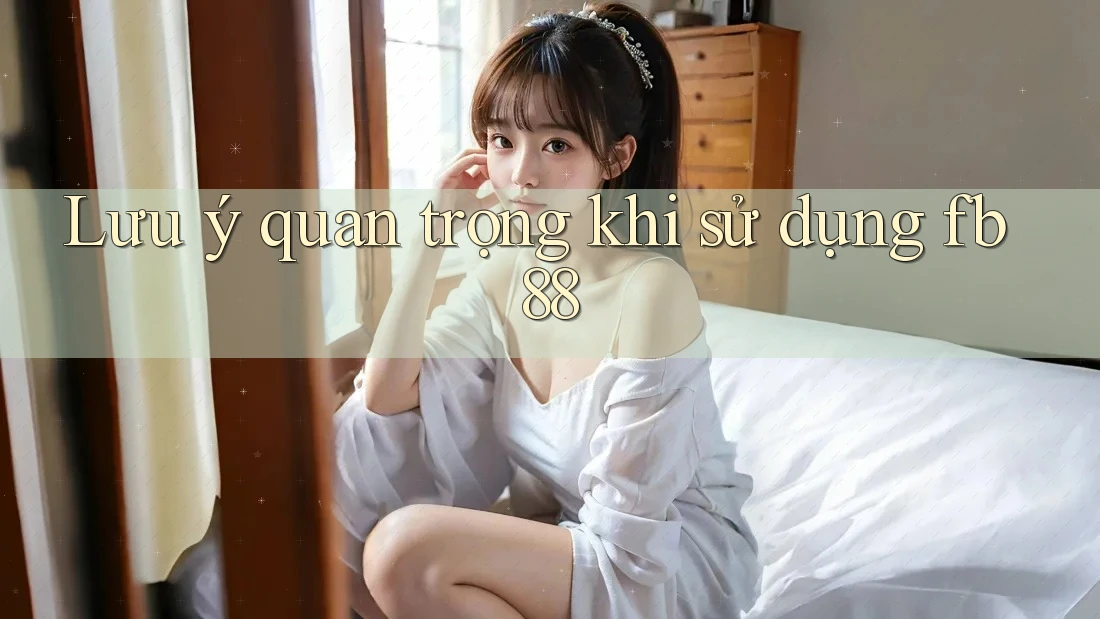 Lưu ý quan trọng khi sử dụng fb88
