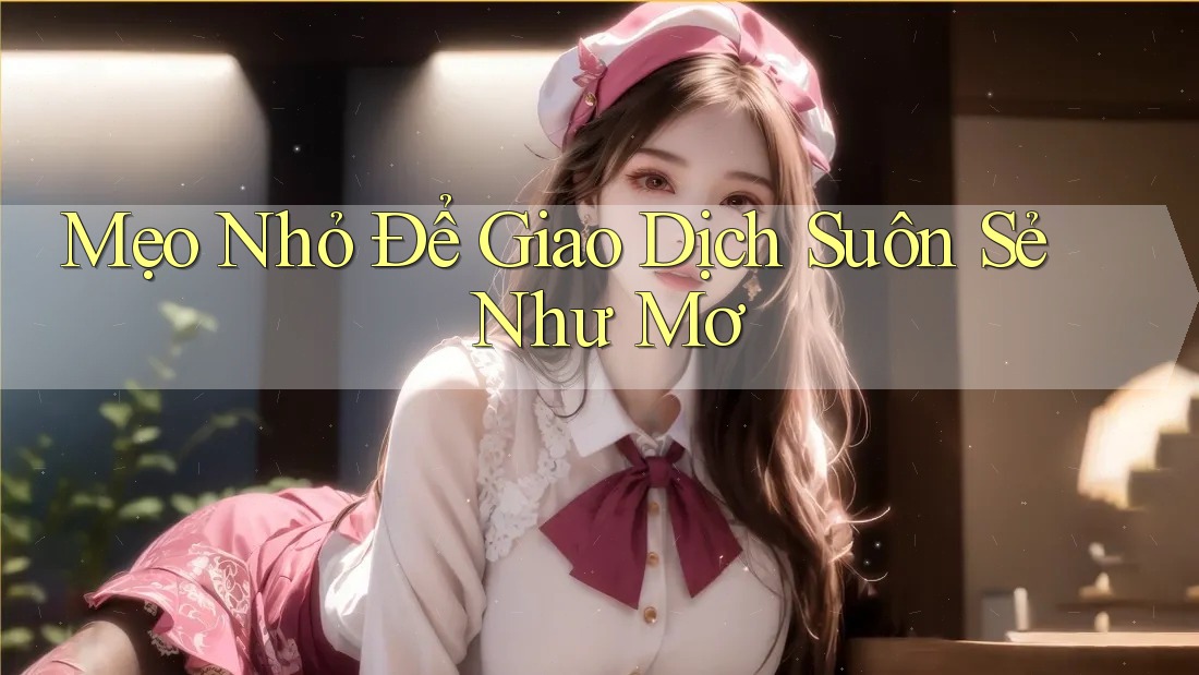 Mẹo Nhỏ Để Giao Dịch Suôn Sẻ Như Mơ