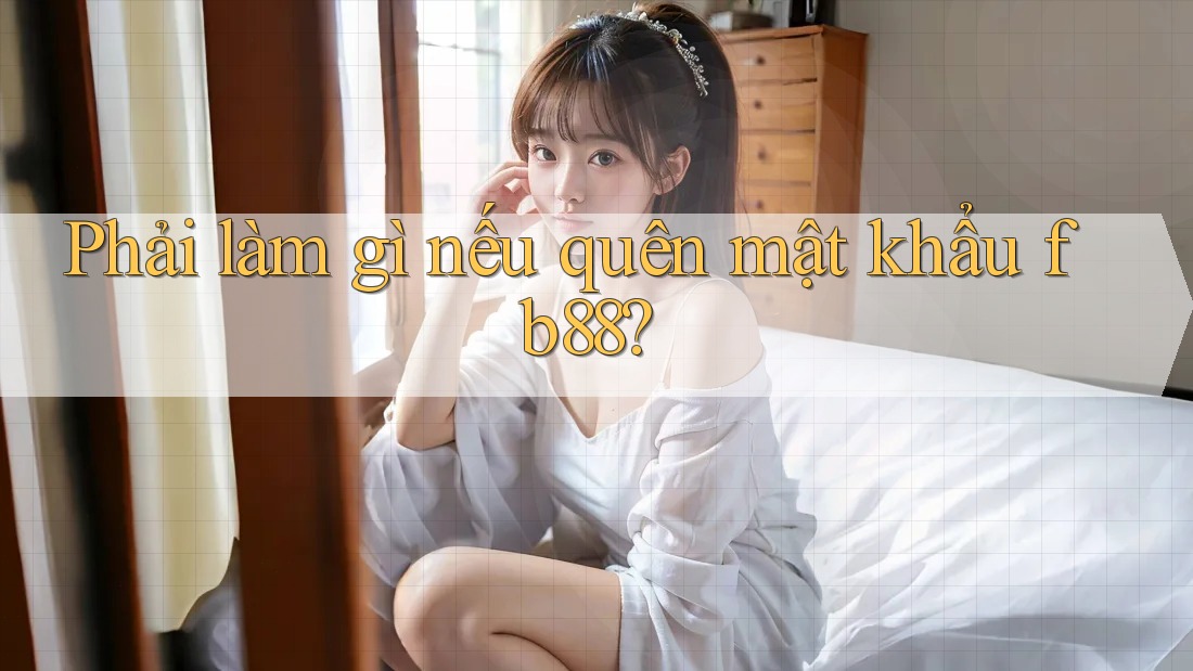 Phải làm gì nếu quên mật khẩu fb88?