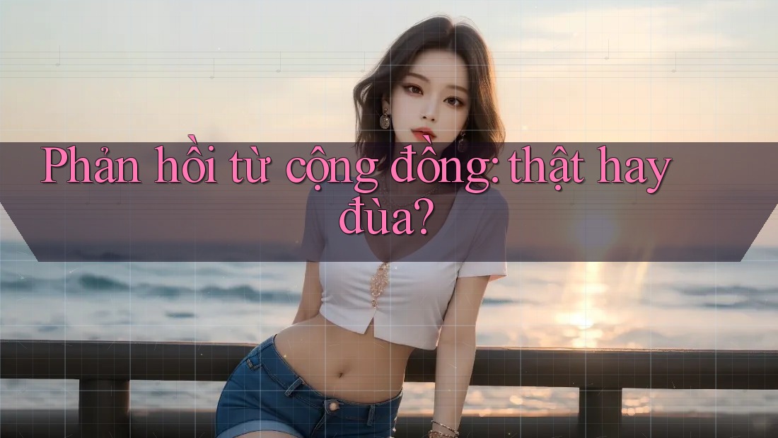 Phản hồi từ cộng đồng - thật hay đùa?