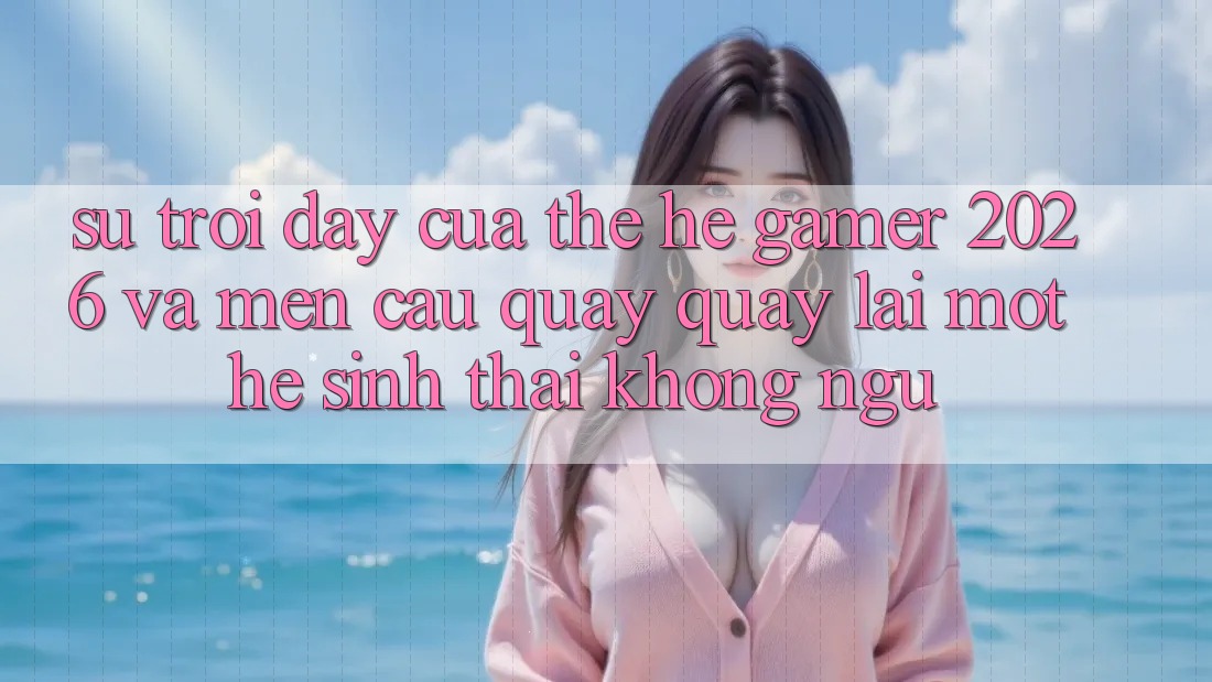 Sự Trỗi Dậy Của Thế Hệ Gamer 2026 Và Mến Cầu Quay quay lại Một Hệ Sinh Thái “Không Ngủ”