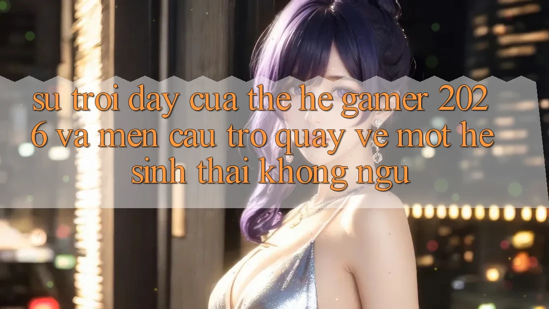 Sự Trỗi Dậy Của Thế Hệ Gamer 2026 Và Mến Cầu Trở quay về Một Hệ Sinh Thái “Không Ngủ”
