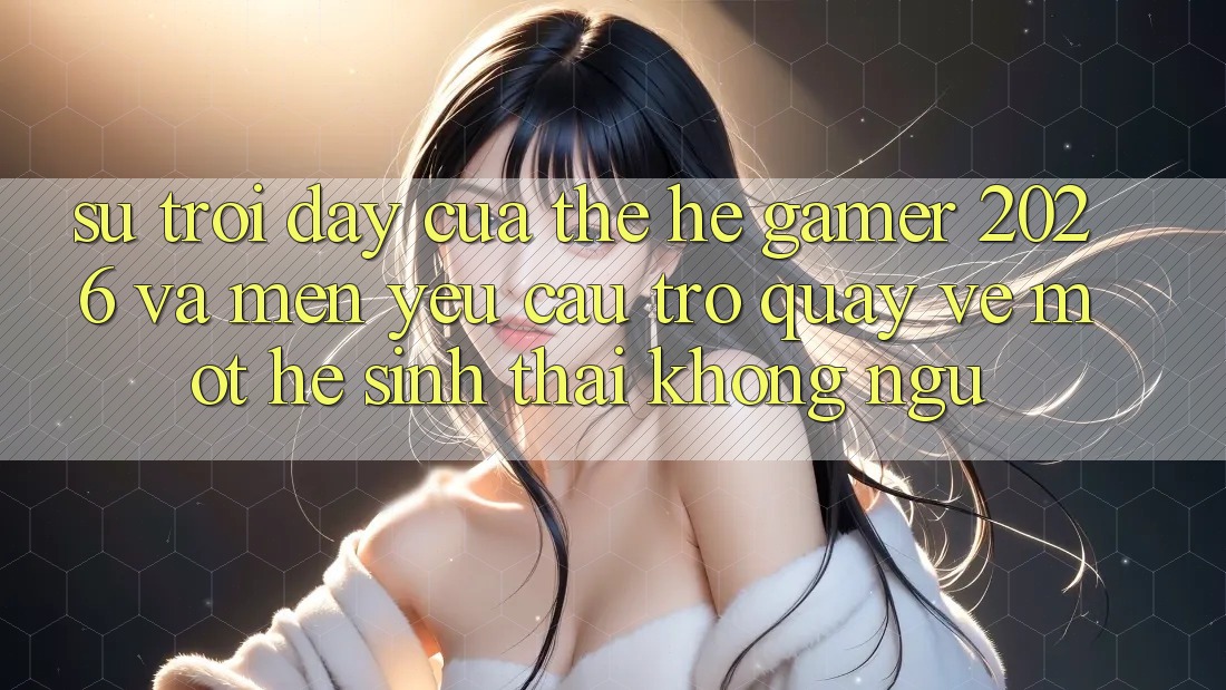 Sự Trỗi Dậy Của Thế Hệ Gamer 2026 Và Mến yêu Cầu Trở quay về Một Hệ Sinh Thái “Không Ngủ”
