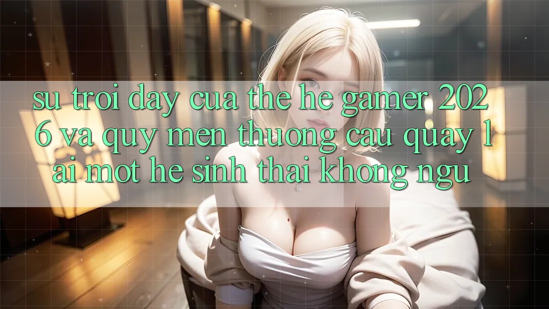 Sự Trỗi Dậy Của Thế Hệ Gamer 2026 Và Quý mến thương Cầu Quay lại Một Hệ Sinh Thái “Không Ngủ”
