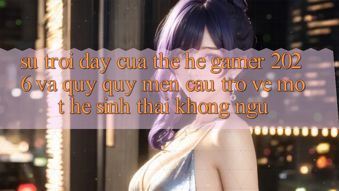 Sự Trỗi Dậy Của Thế Hệ Gamer 2026 Và Quý quý mến Cầu Trở về Một Hệ Sinh Thái “Không Ngủ”