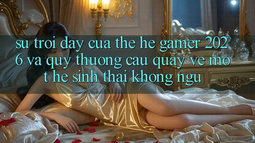 Sự Trỗi Dậy Của Thế Hệ Gamer 2026 Và Quý thương Cầu Quay về Một Hệ Sinh Thái “Không Ngủ”
