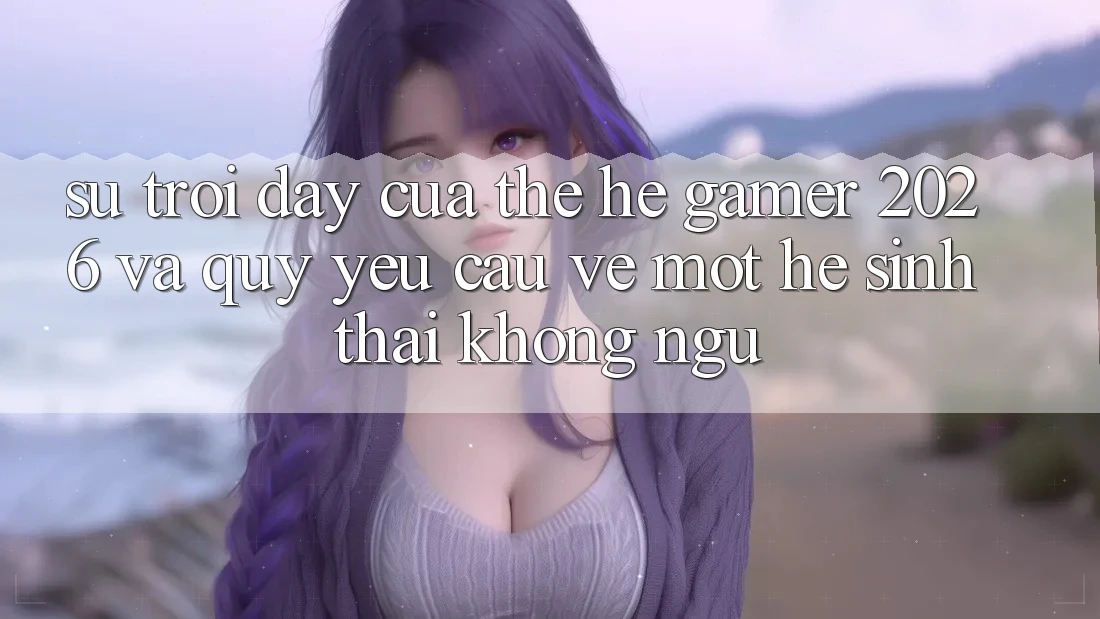 Sự Trỗi Dậy Của Thế Hệ Gamer 2026 Và Quý yêu Cầu Về Một Hệ Sinh Thái “Không Ngủ”