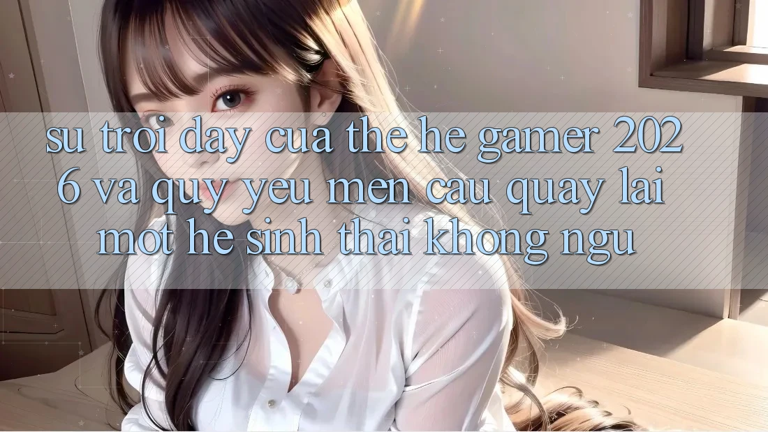 Sự Trỗi Dậy Của Thế Hệ Gamer 2026 Và Quý yêu mến Cầu Quay lại Một Hệ Sinh Thái “Không Ngủ”