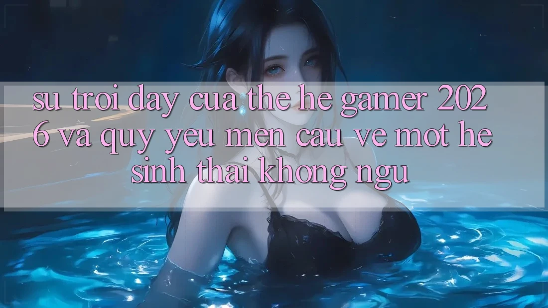 Sự Trỗi Dậy Của Thế Hệ Gamer 2026 Và Quý yêu mến Cầu Về Một Hệ Sinh Thái “Không Ngủ”