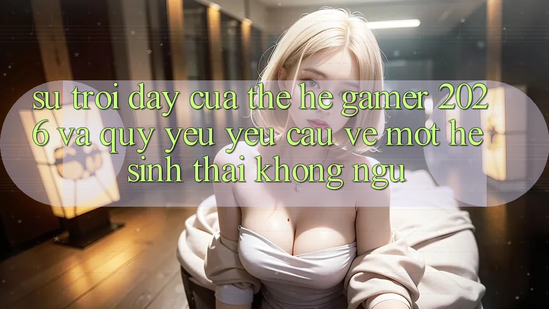 Sự Trỗi Dậy Của Thế Hệ Gamer 2026 Và Quý yêu yêu Cầu Về Một Hệ Sinh Thái “Không Ngủ”