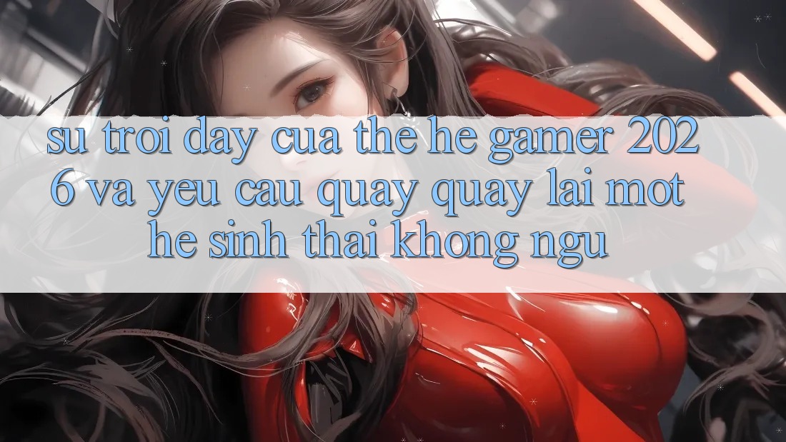 Sự Trỗi Dậy Của Thế Hệ Gamer 2026 Và Yêu Cầu Quay quay lại Một Hệ Sinh Thái “Không Ngủ”