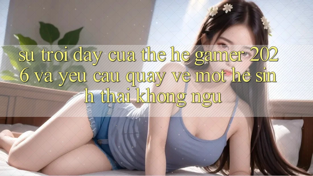 Sự Trỗi Dậy Của Thế Hệ Gamer 2026 Và Yêu Cầu Quay về Một Hệ Sinh Thái “Không Ngủ”