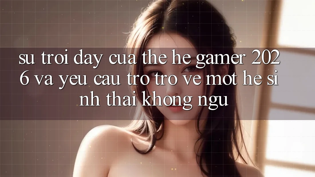 Sự Trỗi Dậy Của Thế Hệ Gamer 2026 Và Yêu Cầu Trở trở về Một Hệ Sinh Thái “Không Ngủ”