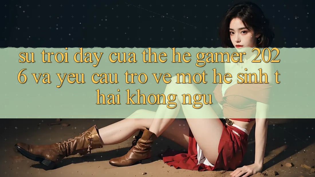 Sự Trỗi Dậy Của Thế Hệ Gamer 2026 Và Yêu Cầu Trở về Một Hệ Sinh Thái “Không Ngủ”