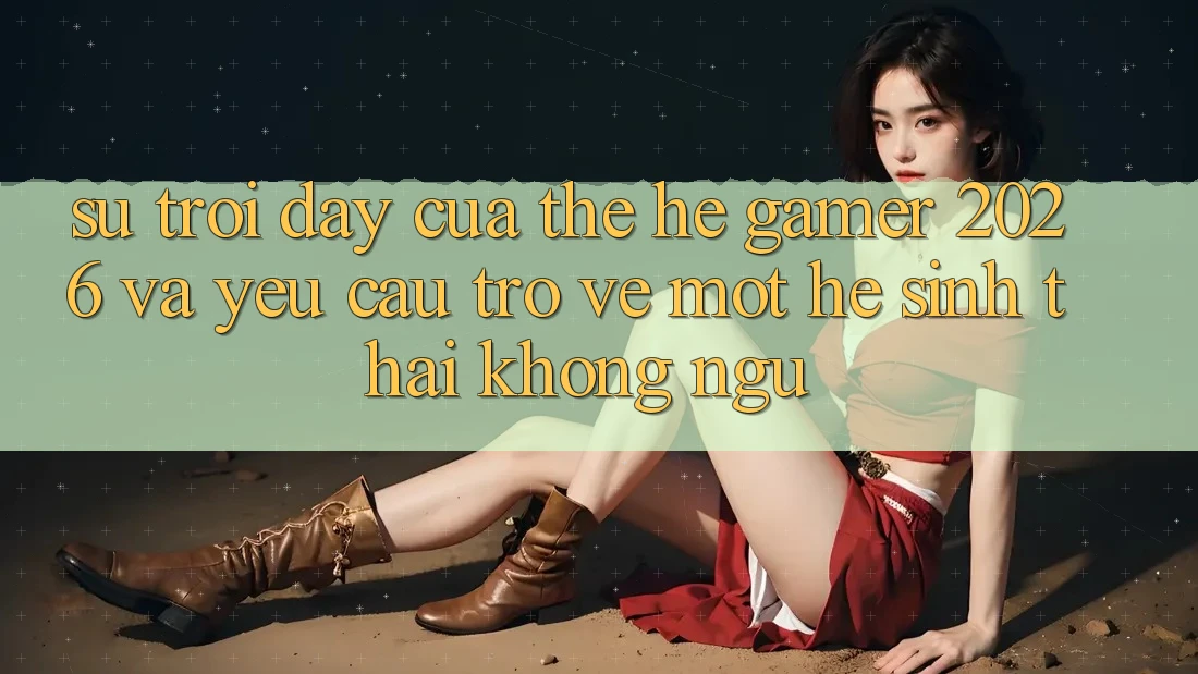 Sự Trỗi Dậy Của Thế Hệ Gamer 2026 Và Yêu Cầu Trở về Một Hệ Sinh Thái “Không Ngủ”