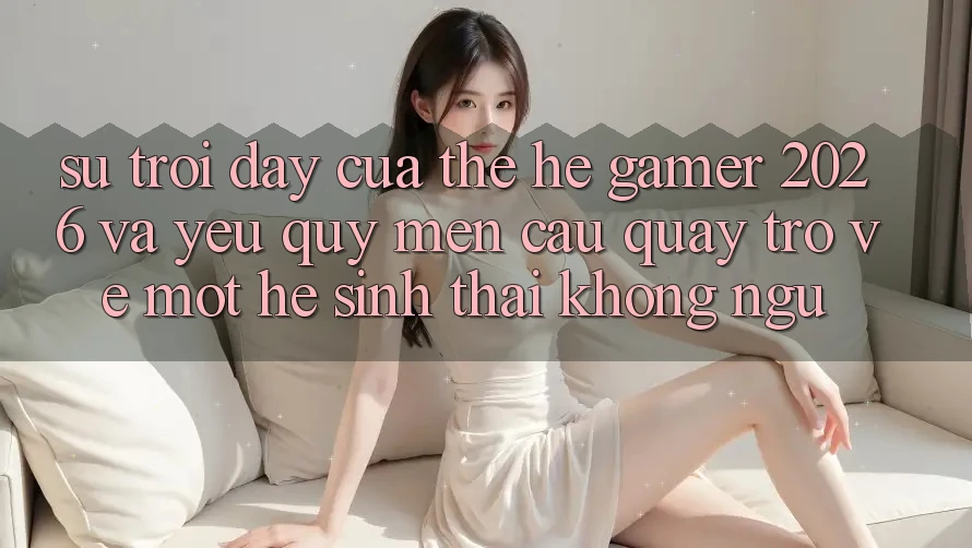 Sự Trỗi Dậy Của Thế Hệ Gamer 2026 Và Yêu quý mến Cầu Quay trở về Một Hệ Sinh Thái “Không Ngủ” Sự Trỗi Dậy Của Thế Hệ Gamer 2026 Và Yêu quý mến Cầu Quay trở về Một Hệ Sinh Thái “Không Ngủ”