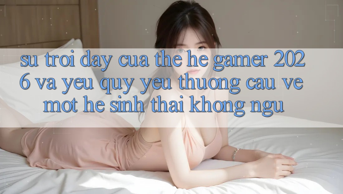 Sự Trỗi Dậy Của Thế Hệ Gamer 2026 Và Yêu quý yêu thương Cầu Về Một Hệ Sinh Thái “Không Ngủ” Sự Trỗi Dậy Của Thế Hệ Gamer 2026 Và Yêu quý yêu thương Cầu Về Một Hệ Sinh Thái “Không Ngủ”