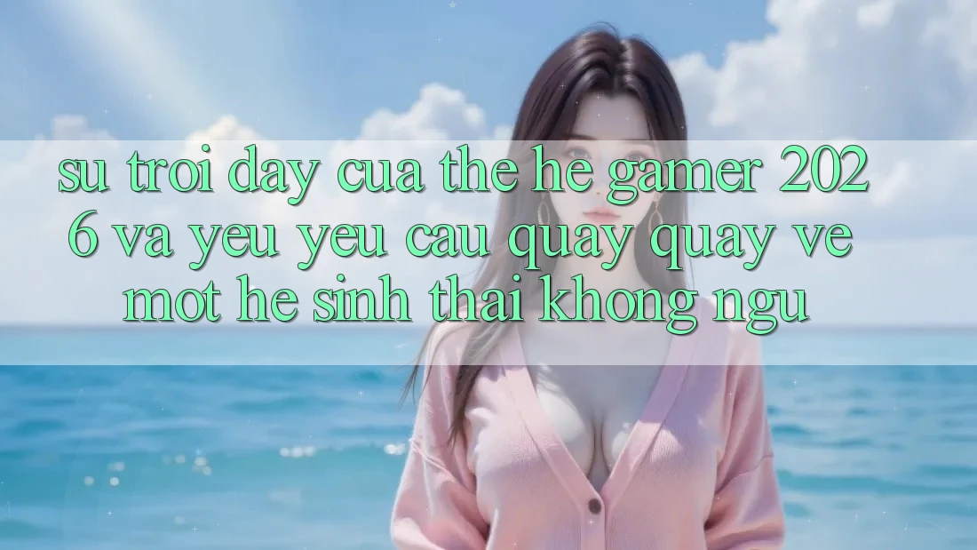 Sự Trỗi Dậy Của Thế Hệ Gamer 2026 Và Yêu yêu Cầu Quay quay về Một Hệ Sinh Thái “Không Ngủ”