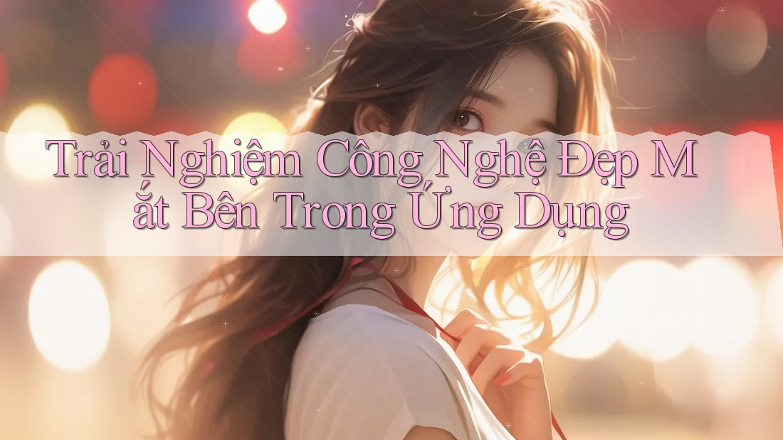Trải Nghiệm Công Nghệ Đẹp Mắt Bên Trong Ứng Dụng