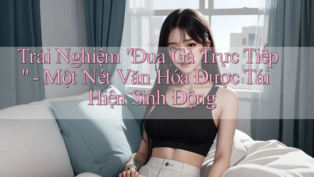 Trải Nghiệm “Đua Gà Trực Tiếp” - Một Nét Văn Hóa Được Tái Hiện Sinh Động